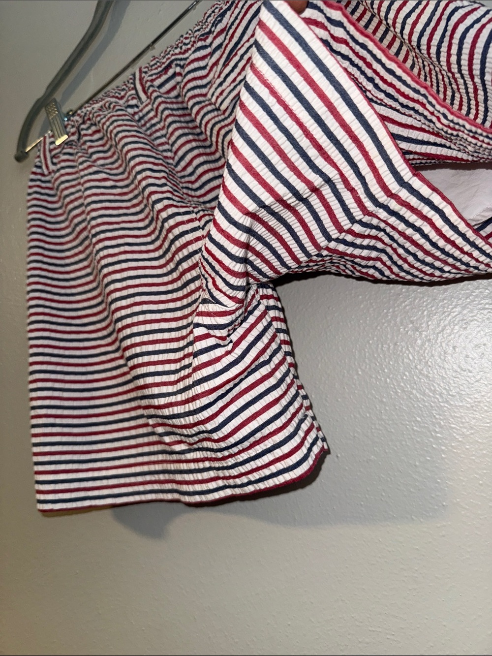 chubbies White Shorts with Red & Navy Stripes size M men’s shorts - Picture 5 of 6